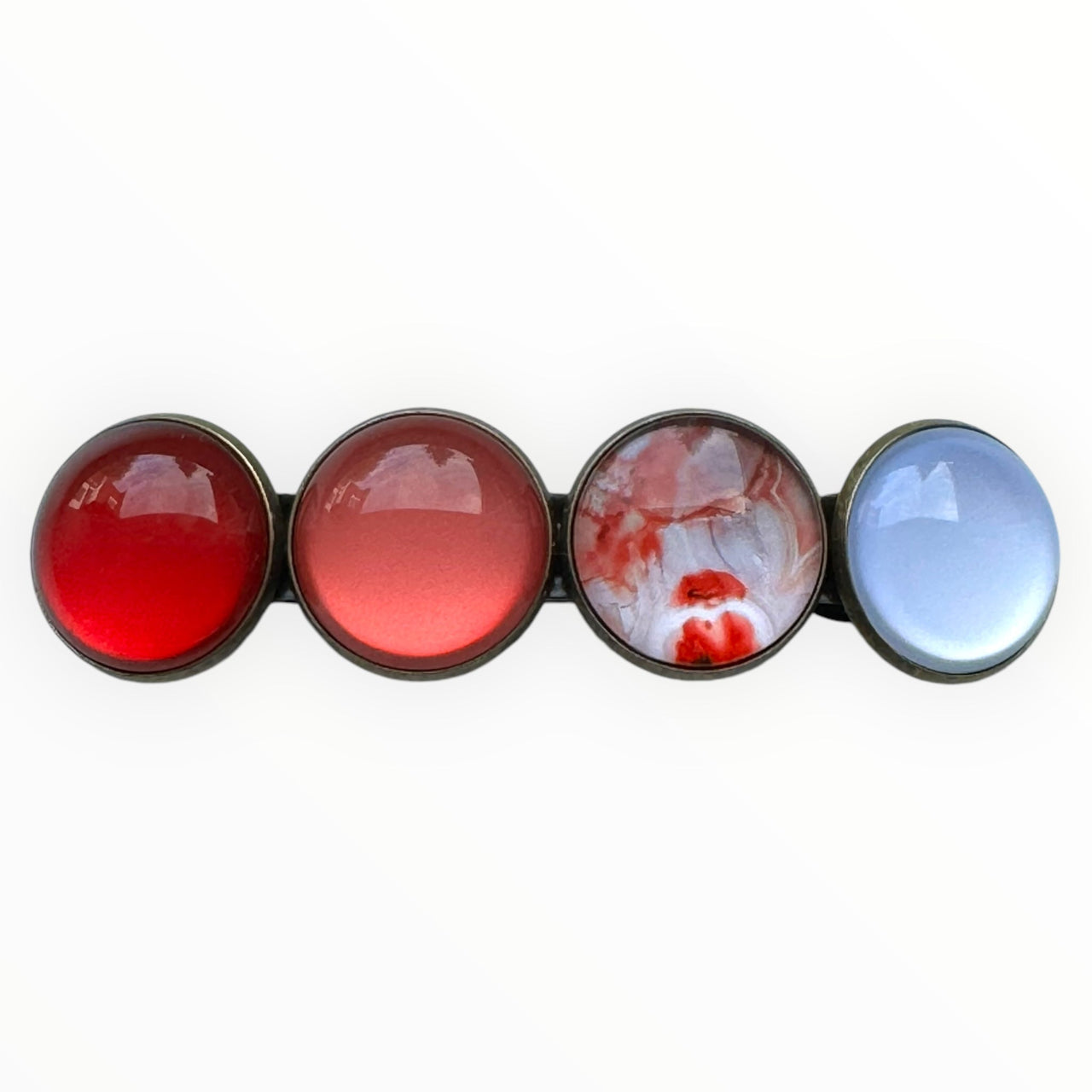 Color hairclip haarspeld happy prints xl - haarspelden