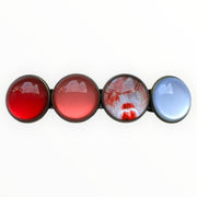 Color hairclip haarspeld happy prints xl - haarspelden