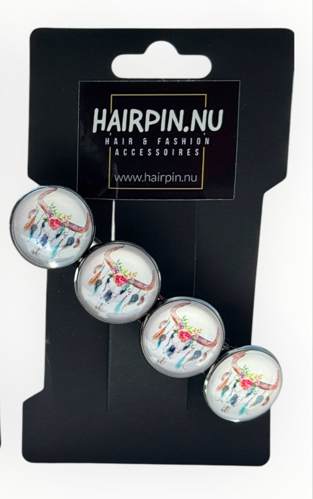 Color hairclip haarspeld ibiza boho style xl - haarspelden