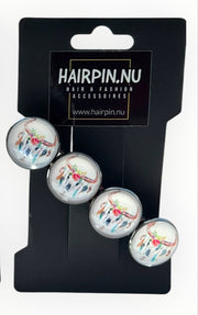 Color hairclip haarspeld ibiza boho style xl - haarspelden