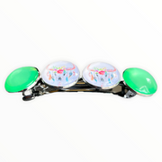 Color hairclip haarspeld ibiza groen xl