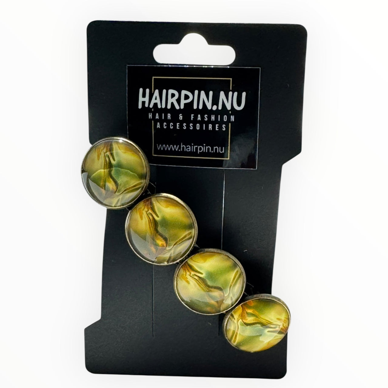 Color hairclip haarspeld ibiza style bruingoud xl - haarspelden