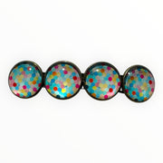 Color hairclip haarspeld ibiza style spots xl - haarspelden