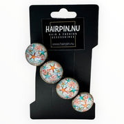 Color hairclip haarspeld ibiza style zeester xl - haarspelden