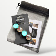 Color hairclip haarspeld ibiza turquoise xl - haarspelden