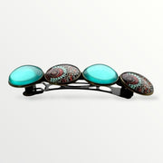 Color hairclip haarspeld ibiza turquoise xl - haarspelden