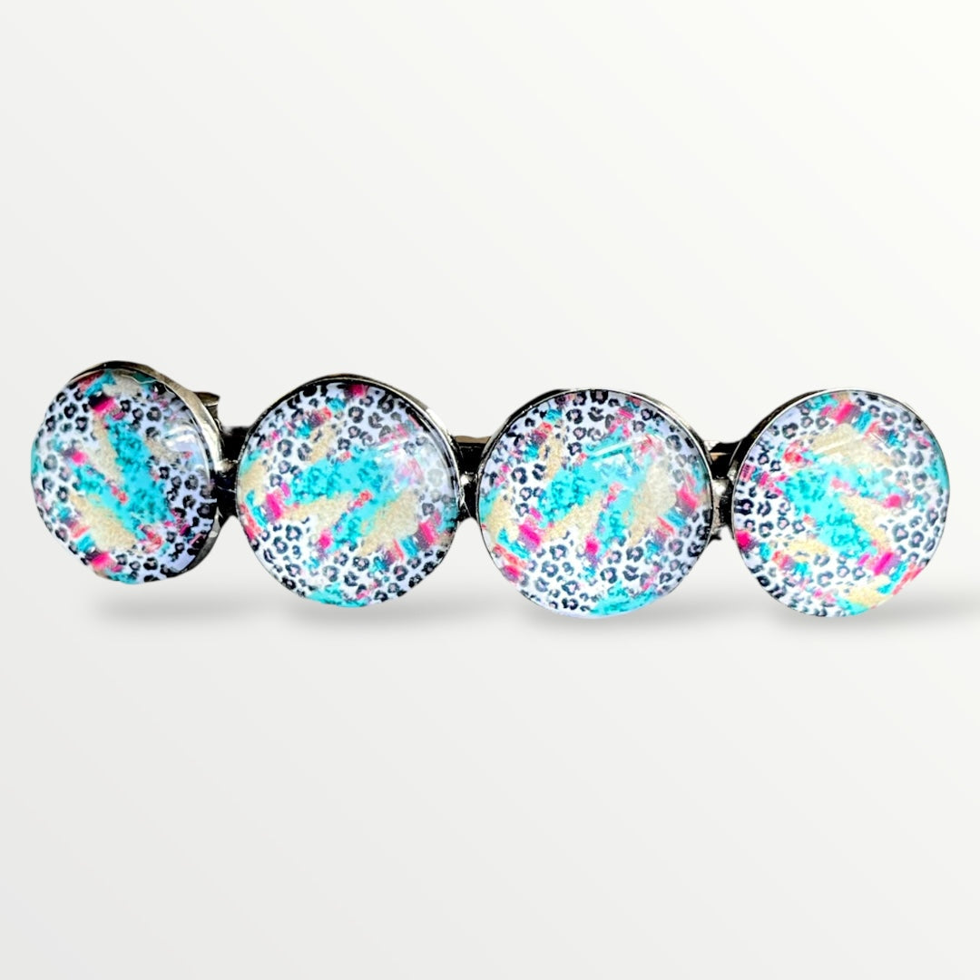 Color hairclip haarspeld ibizastyle zomerprint xl - haarspelden