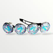 Color hairclip haarspeld ibizastyle zomerprint xl - haarspelden