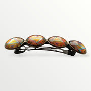 Color hairclip haarspeld mandala bohemian ibiza multicolor xl - haarspelden