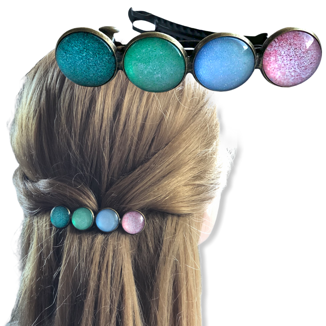 Color hairclip haarspeld pastel xl - haarspelden