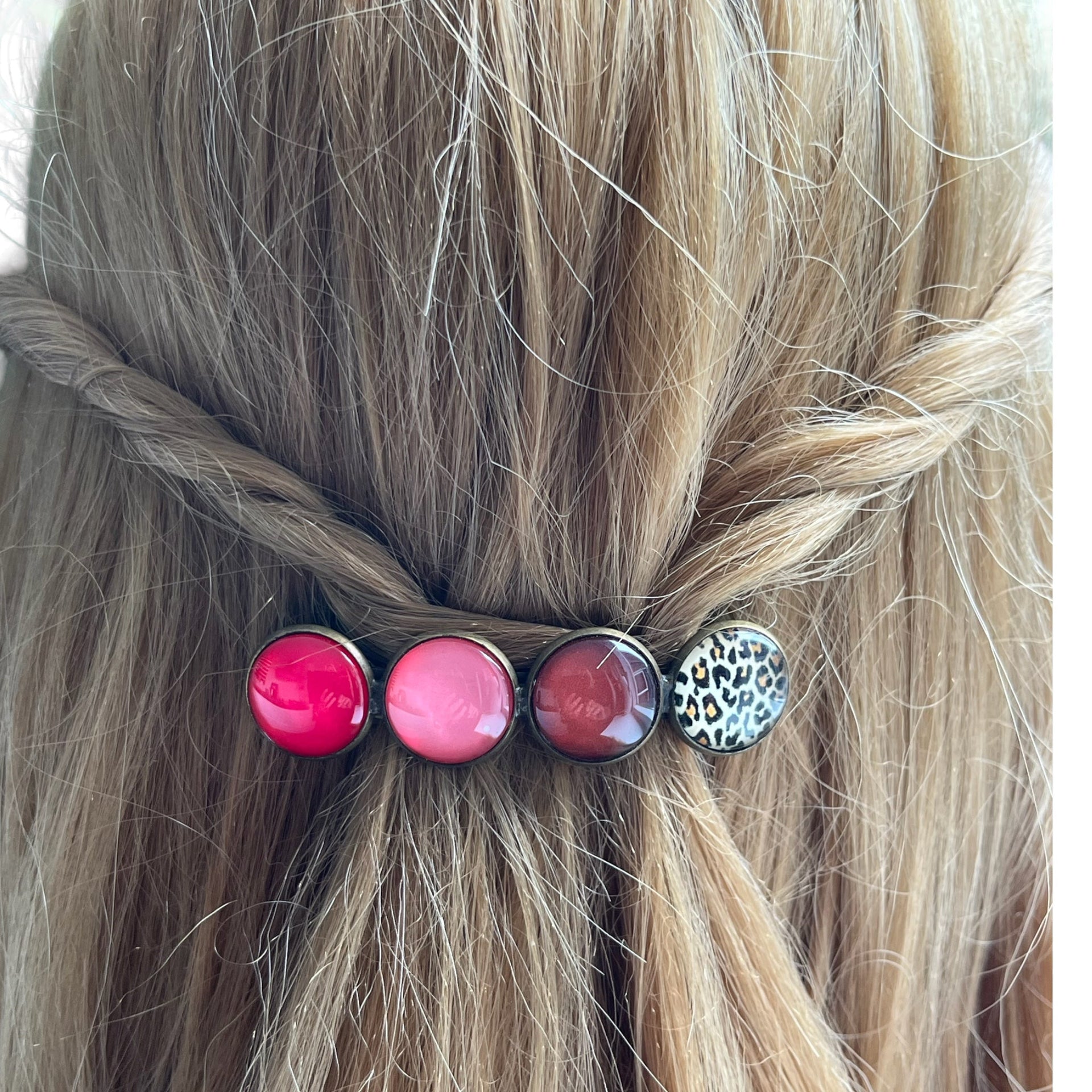 Color hairclip haarspeld print original