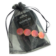 Color hairclip haarspeld shine pink xl