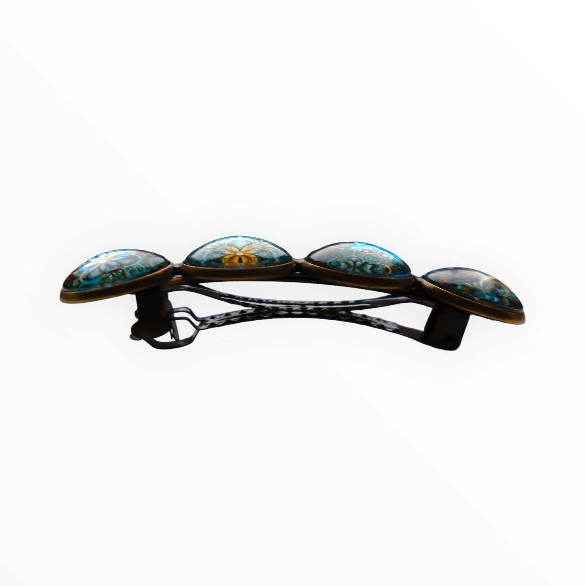 haarspeld-print-turquoise-ibiza-hairclips-haaraccessoire-haarsieraad-hairpin