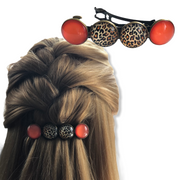 haarspeld-tijgerprint-orange-ibiza-hairclips-haaraccessoire-haarsieraad-hairpin