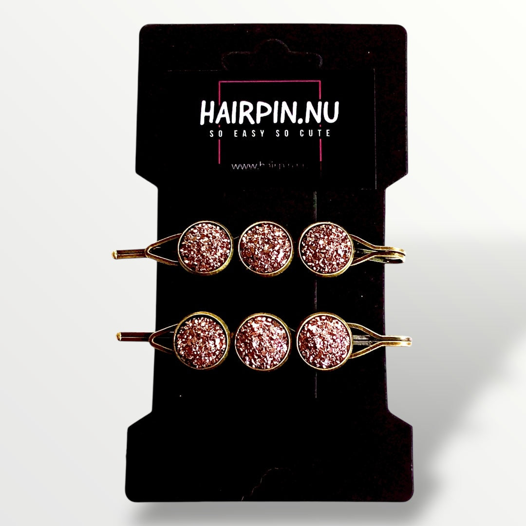 Color hairclip sparkling schuifspeld 2 stuks