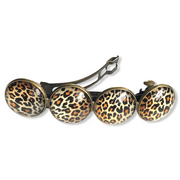 Color hairclip xl haarspeld tijgerprint - haarspelden