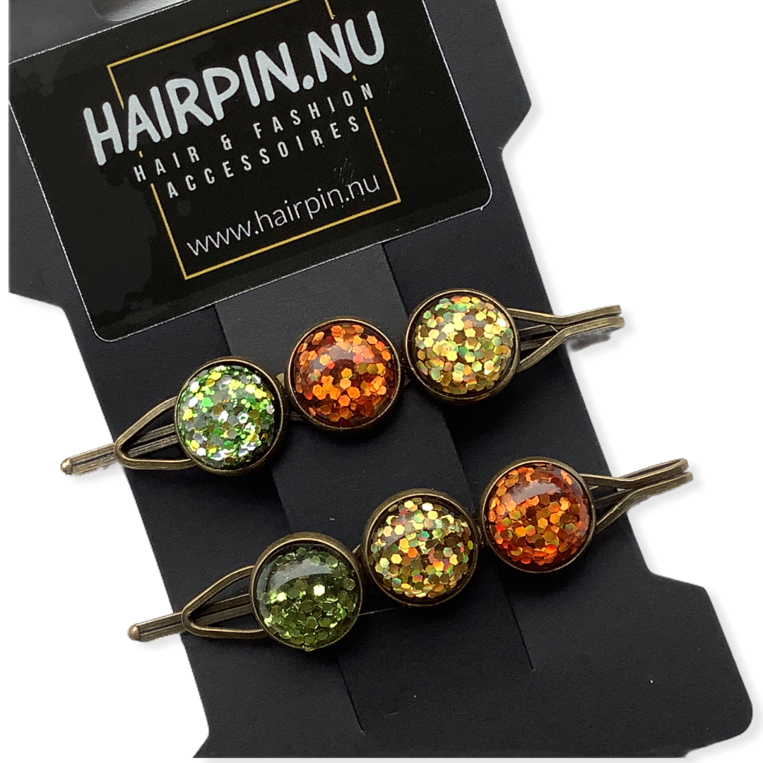 Color schuifspeld glossy 2 stuks - hairclip