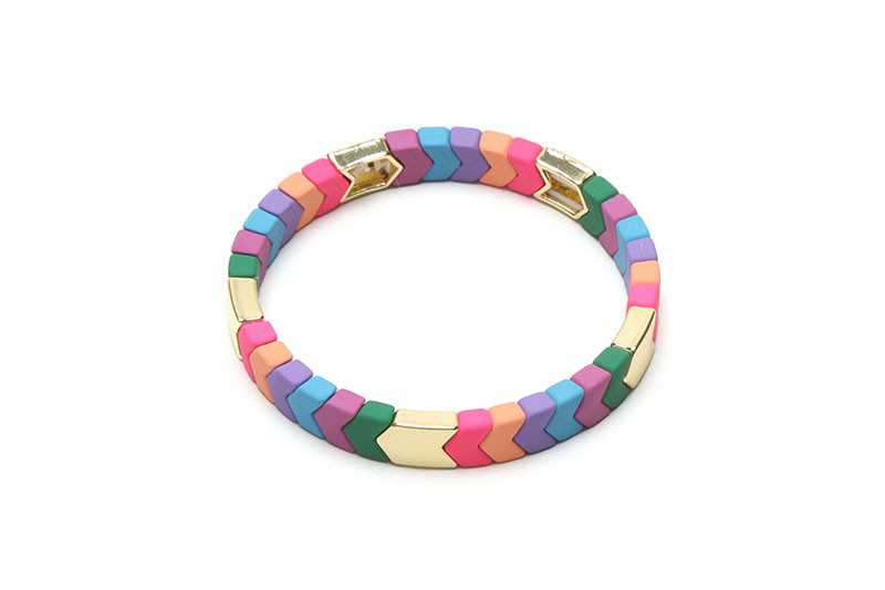 Colorful enamel damesarmband