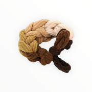 Colorful gevlochten haarelastiekjes 2 stuks - haaraccessoire