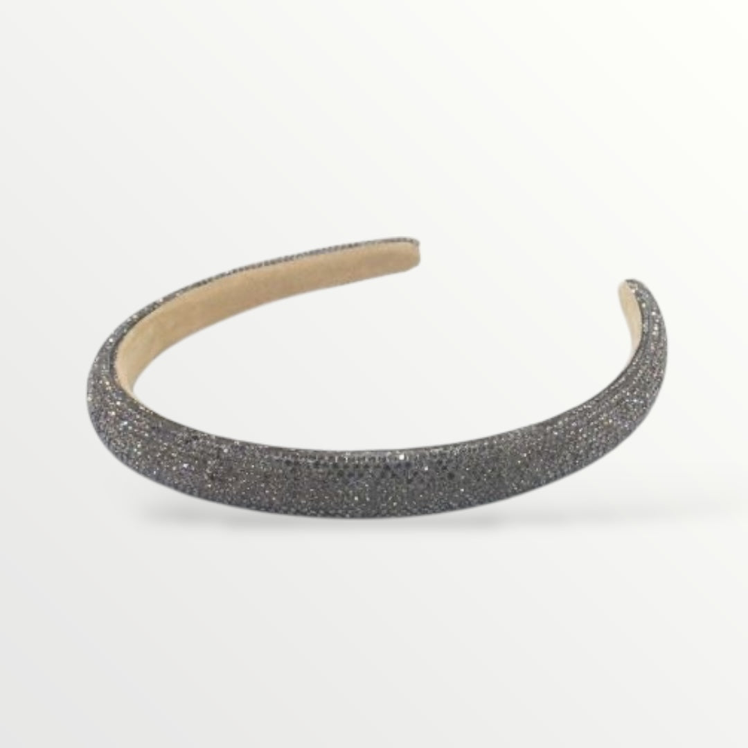 Diadeem crystals grijs 1.8 cm