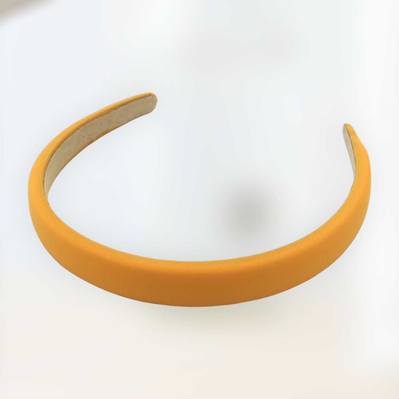 Diadeem / haarband effen 2cm oranje