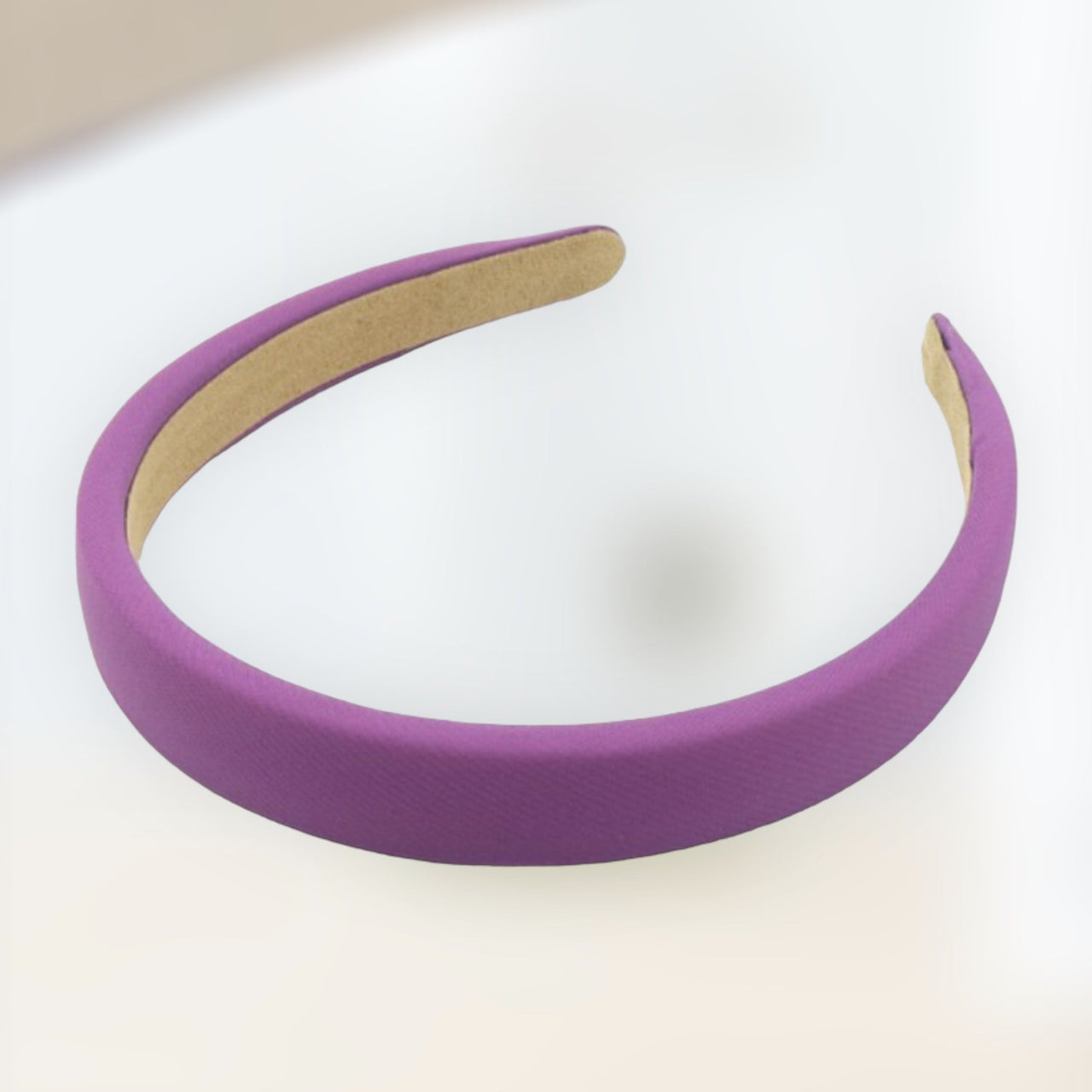 Diadeem / haarband effen 2cm paars