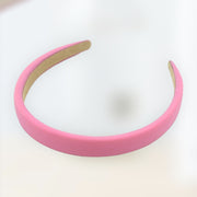 Diadeem / haarband effen 2cm roze