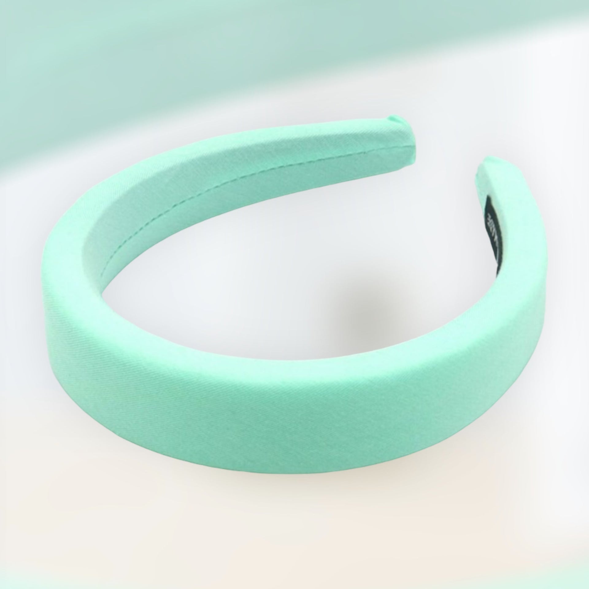 Diadeem / haarband effen 3cm mintgroen