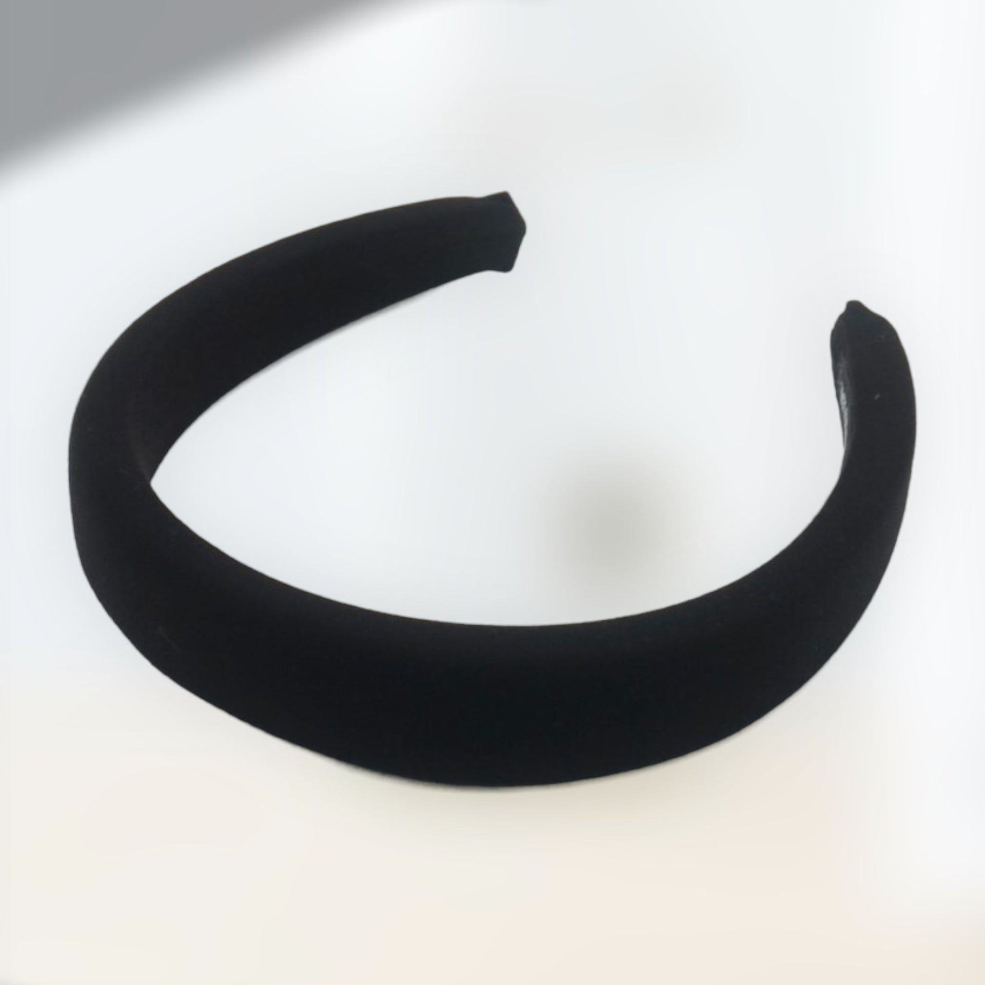 Diadeem / haarband effen 3cm zwart