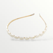 Diadeem witte schelpen