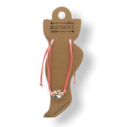 Enkelbandje schelp roze