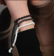 Gedraaide haarelastiekjes 3 stuks - haaraccessoire