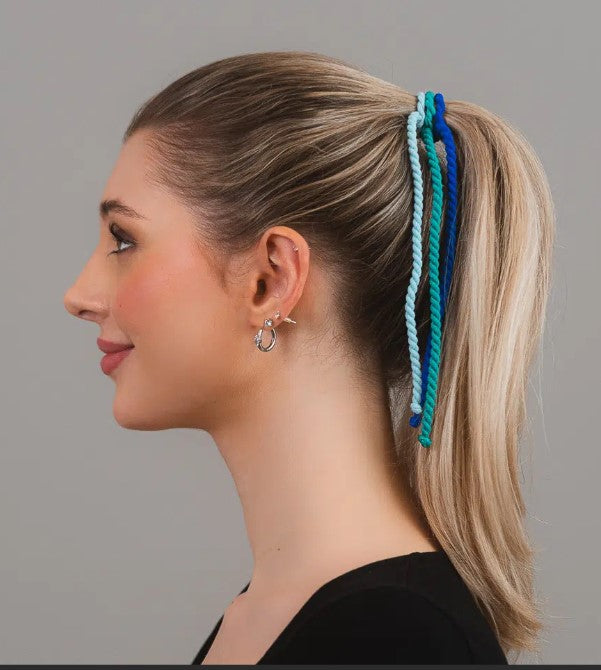 Gedraaide haarelastiekjes 3 stuks - haaraccessoire