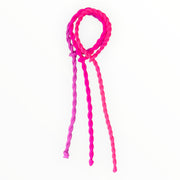 Gedraaide haarelastiekjes 3 stuks - roze - haaraccessoire
