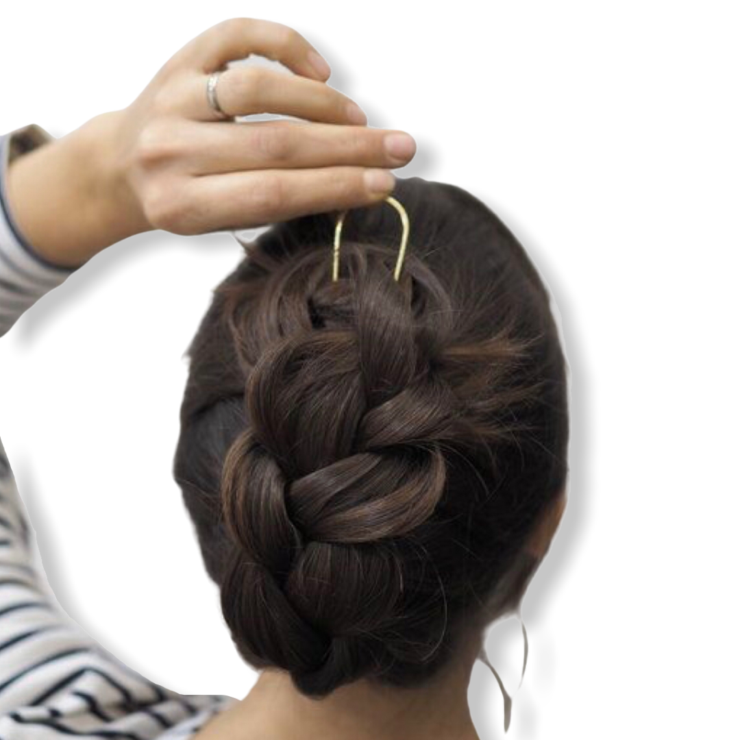 hairtutorial hairpin easy hoe te doen