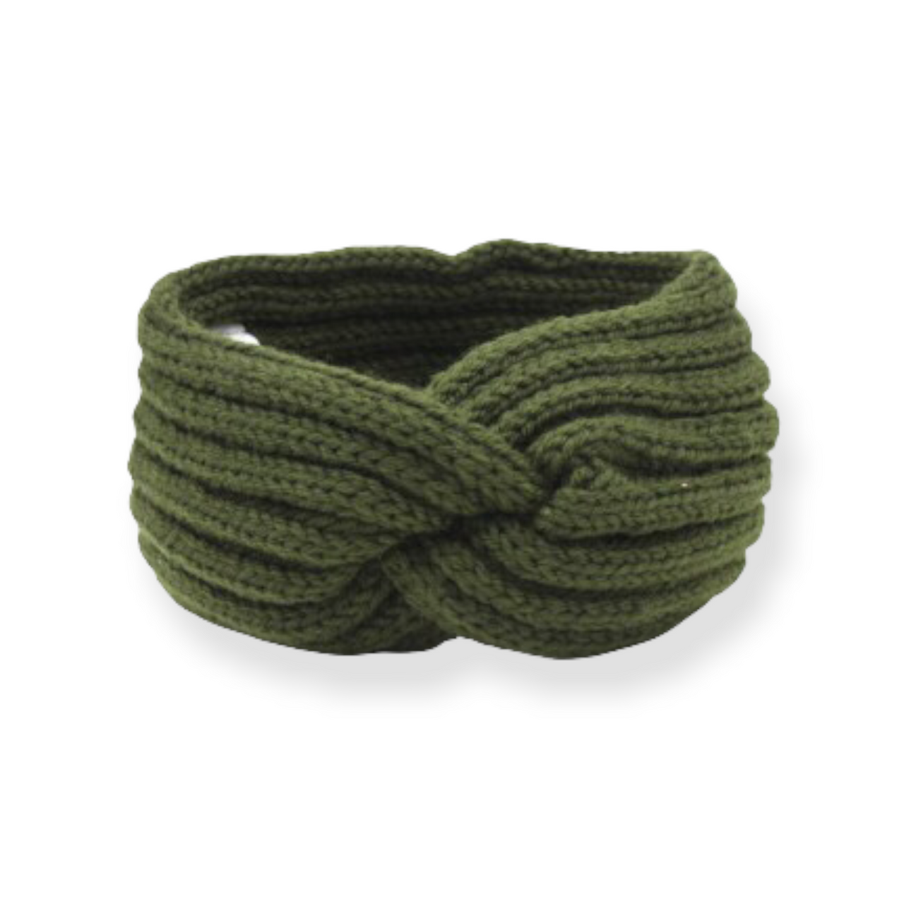 Groen haarband oorwarmer