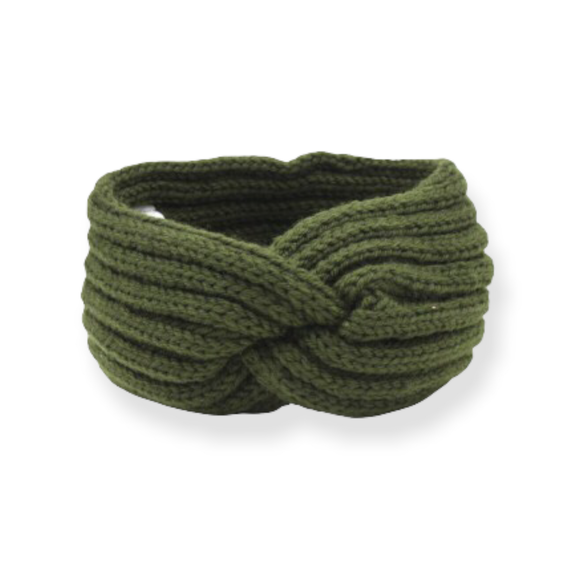 Groen haarband oorwarmer