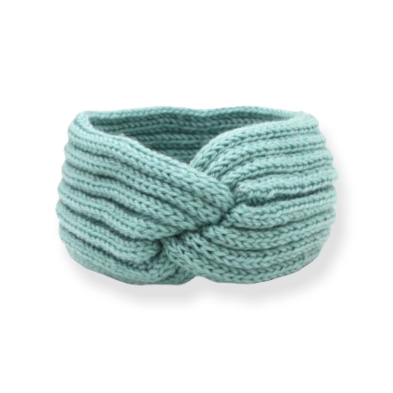 Groen haarband oorwarmer