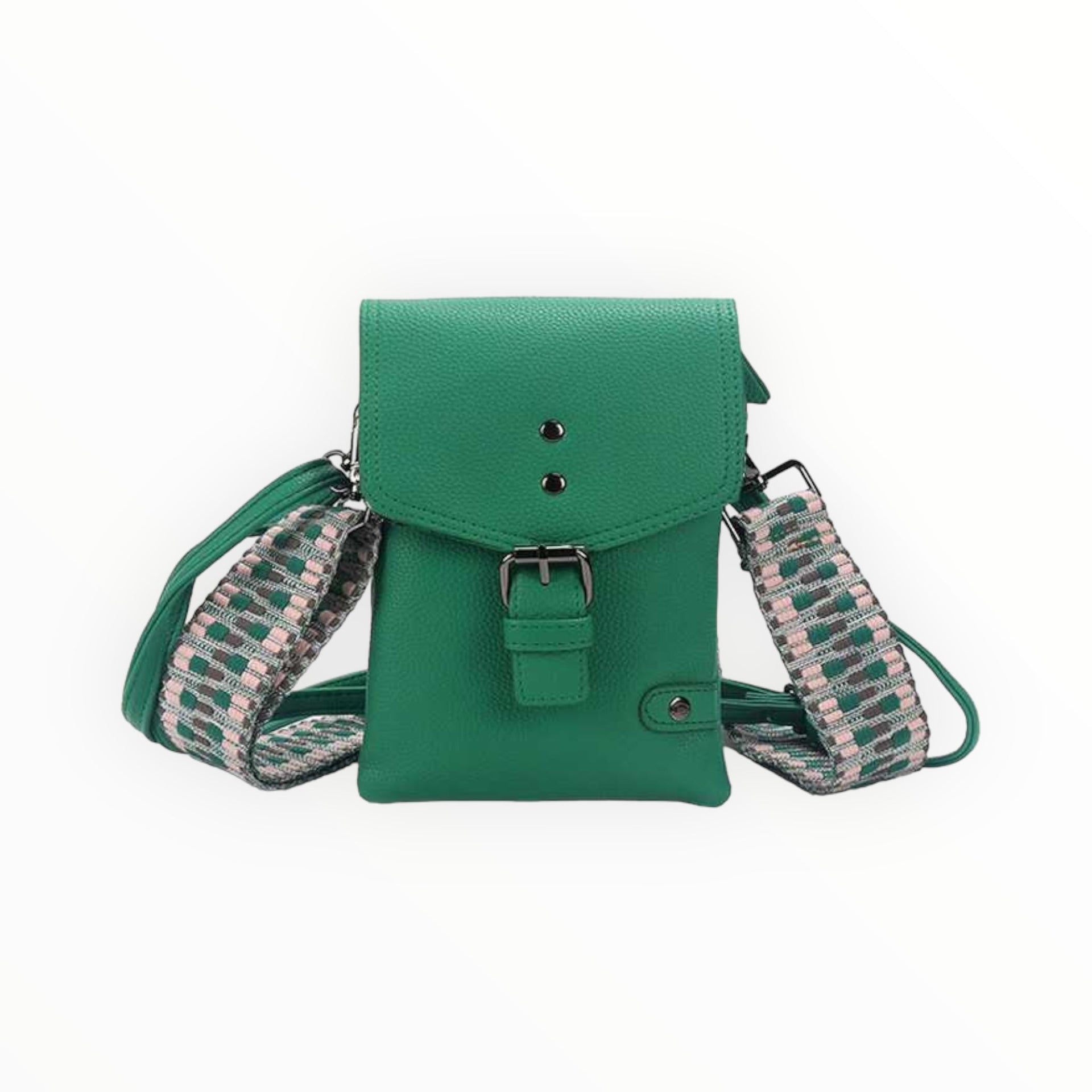 Groen telefoon- en schoudertasje kansas - crossbodybag