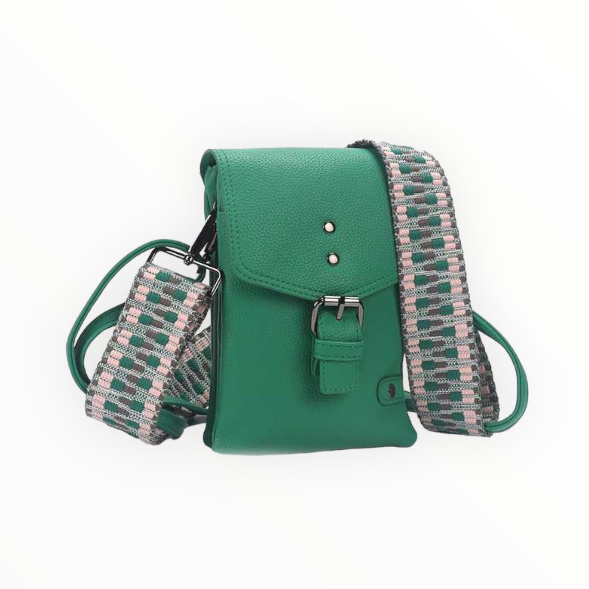 Groen telefoon- en schoudertasje kansas - crossbodybag