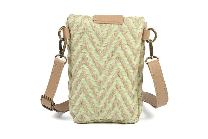 Groen telefoontasje / schoudertasje langkawi damestasje - crossbodybag