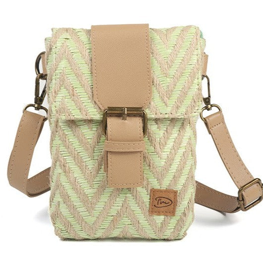 Groen telefoontasje / schoudertasje langkawi damestasje - crossbodybag