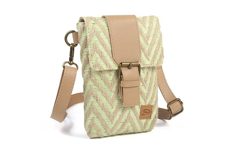 Groen telefoontasje / schoudertasje langkawi damestasje - crossbodybag