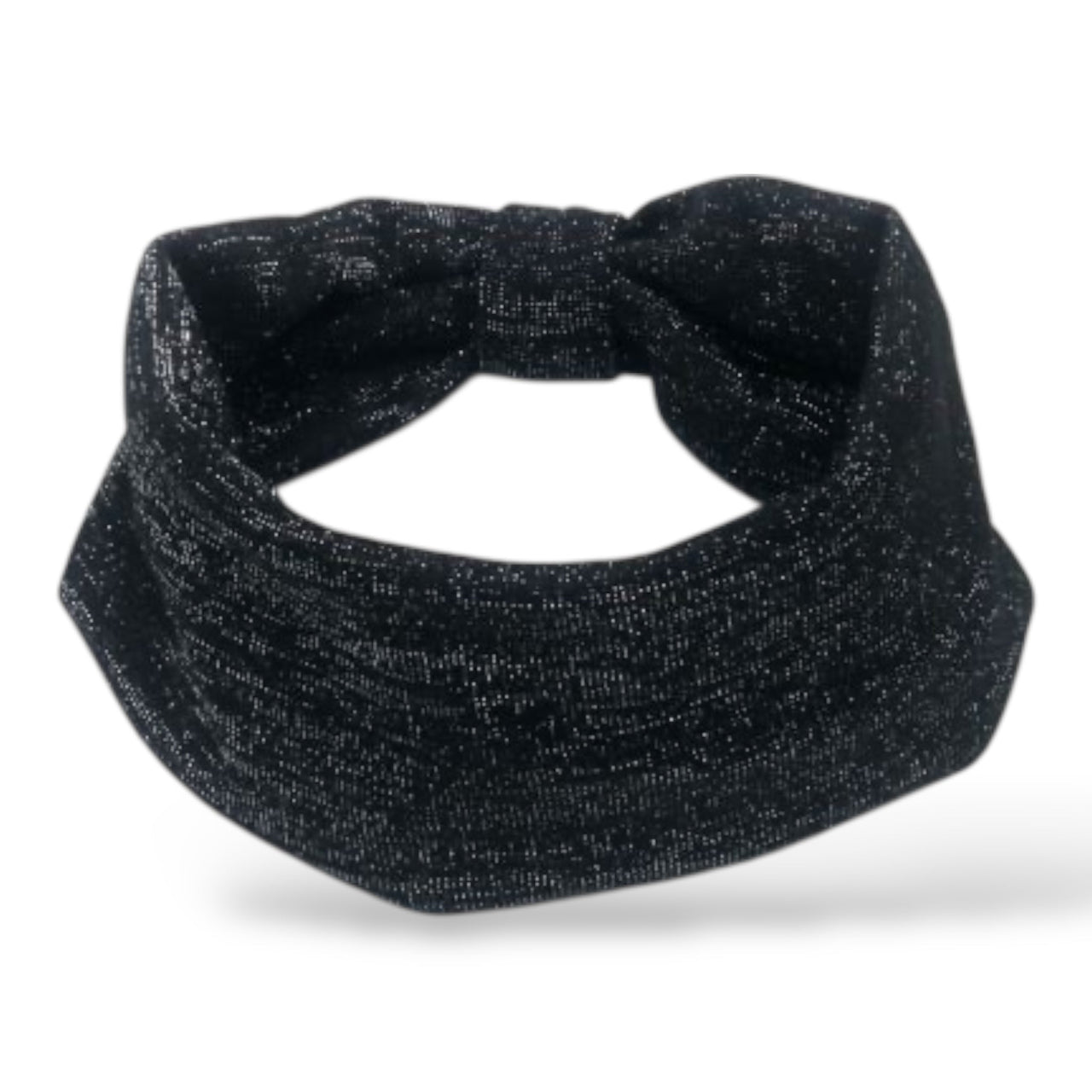 Haarband dames zwart – zachte stoffen met knoop | comfortabel & tijdloos