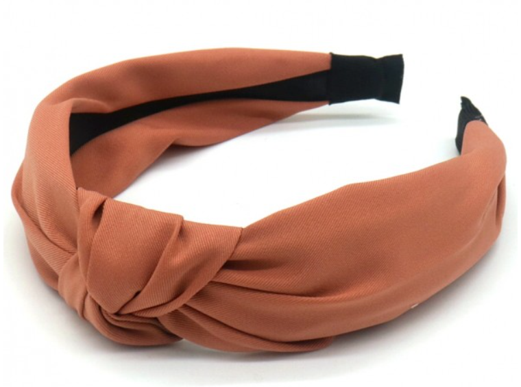 Diadeem knoop Silk peach