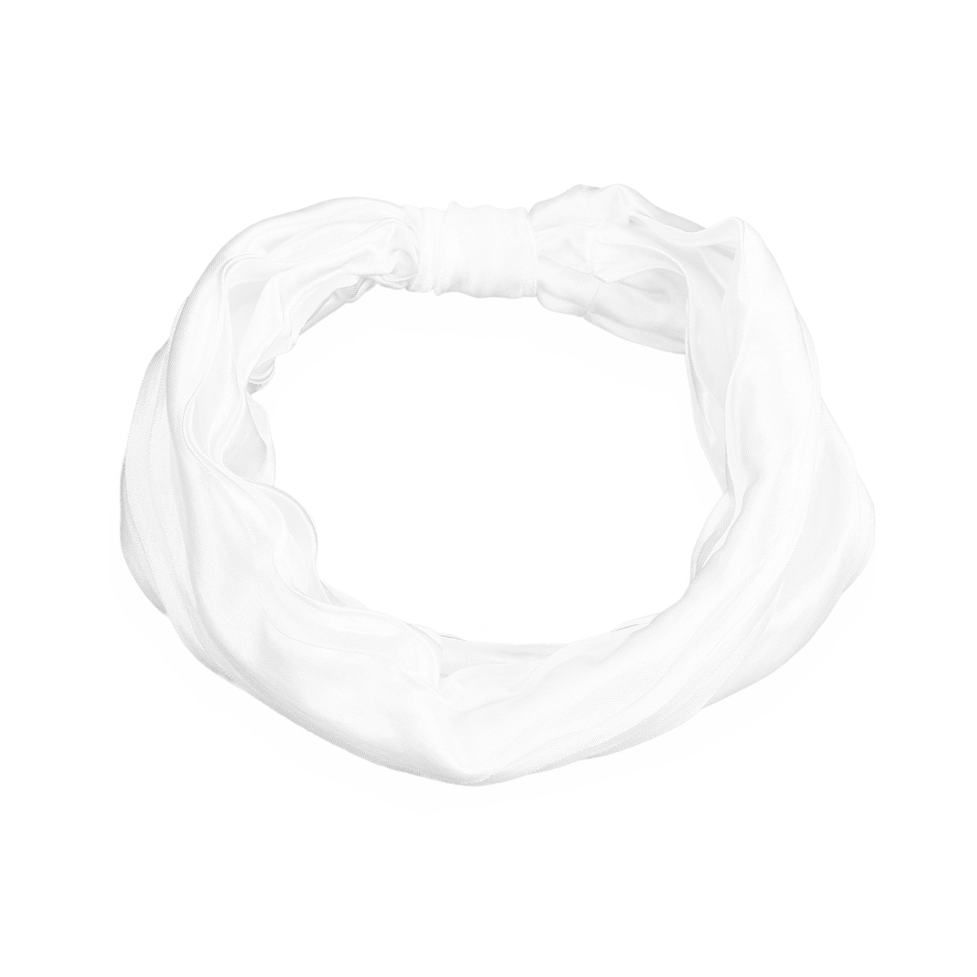 Haarband / diadeem silk wit