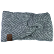 Haarband evi grijs visgraat lot83