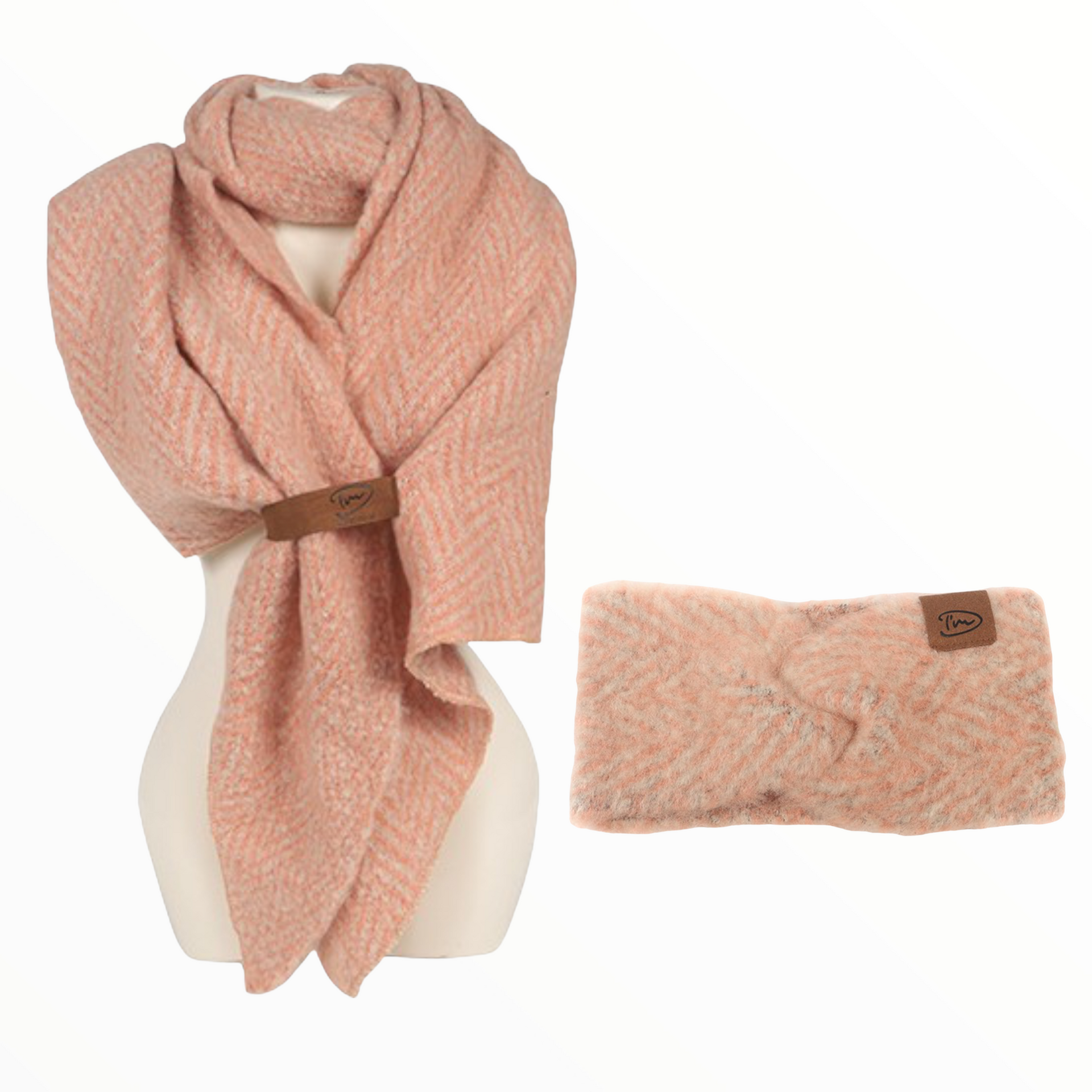 Haarband hinterglemm peach melée