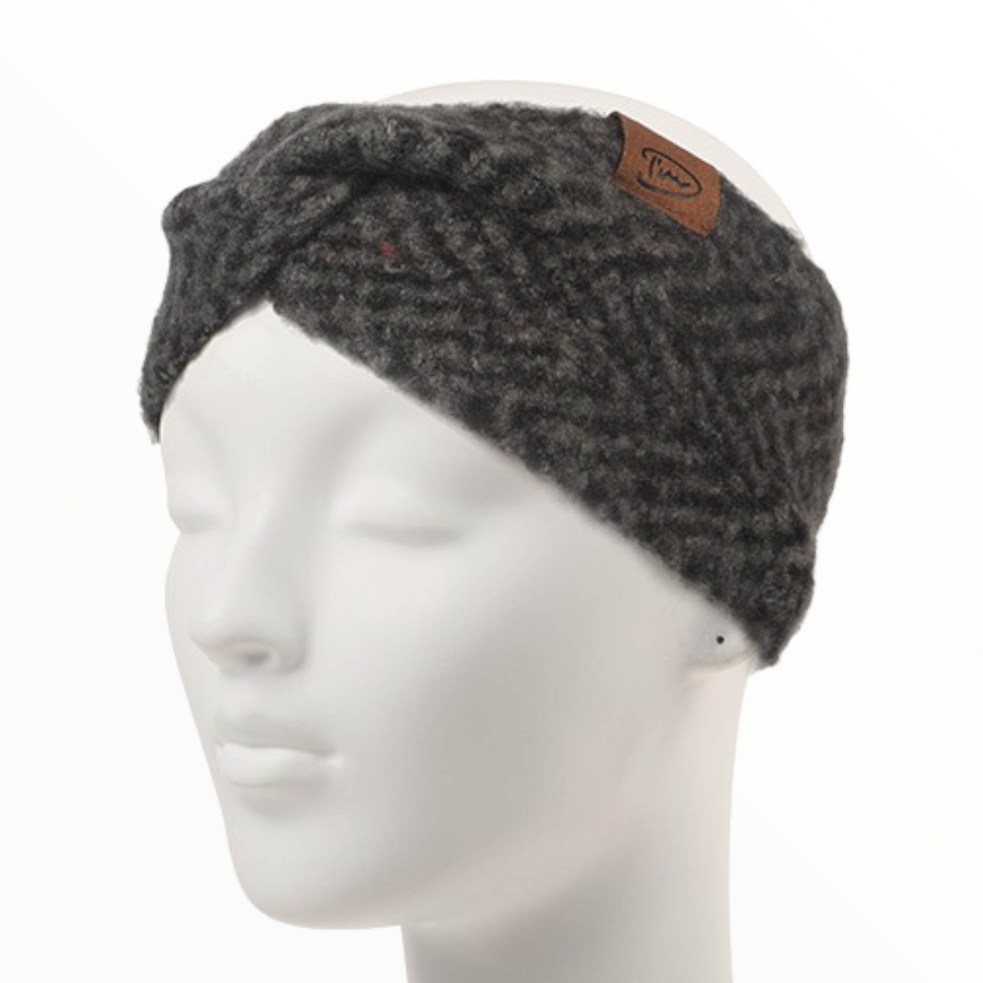 Haarband hinterglemm zwart/grijs melée