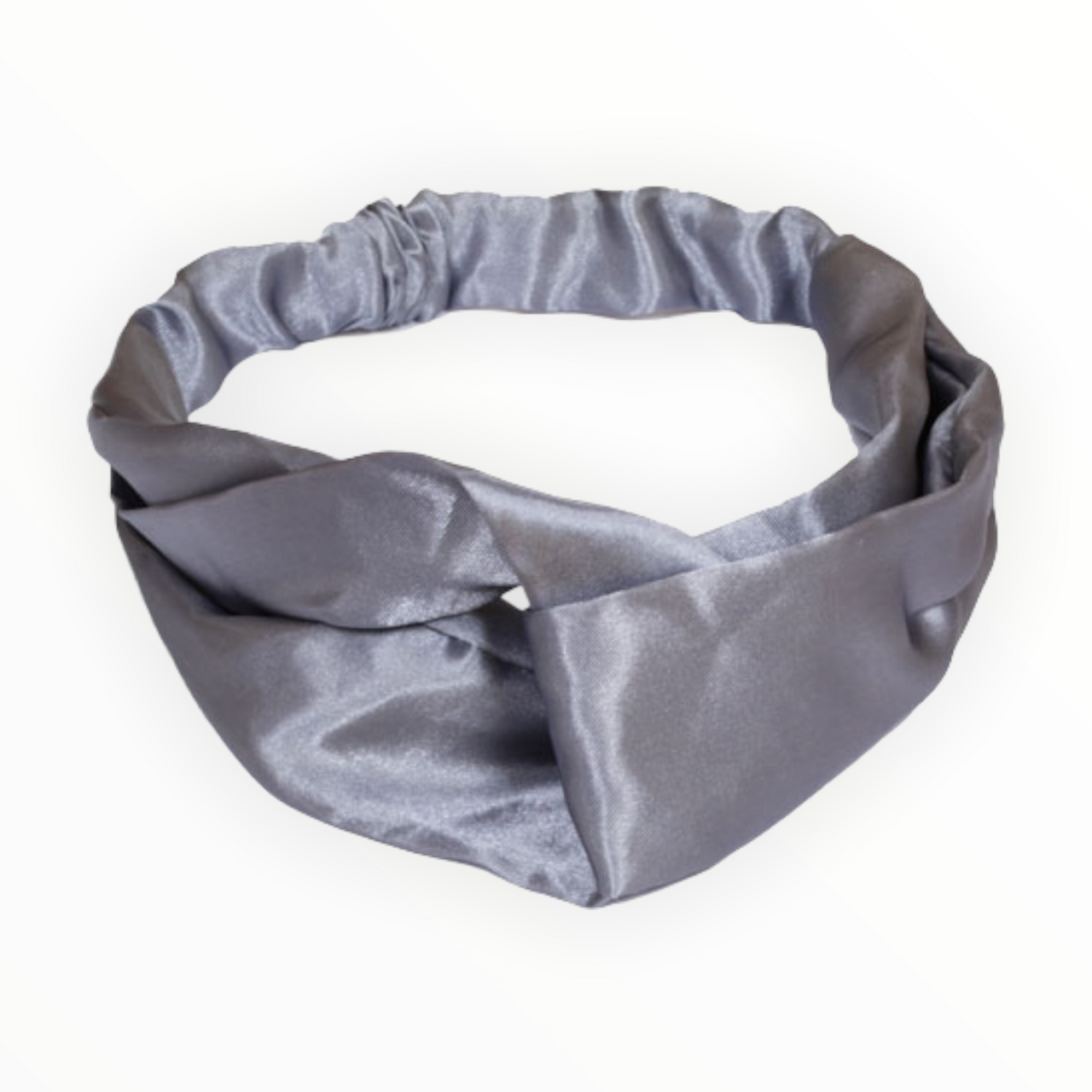 Haarband silk grijs